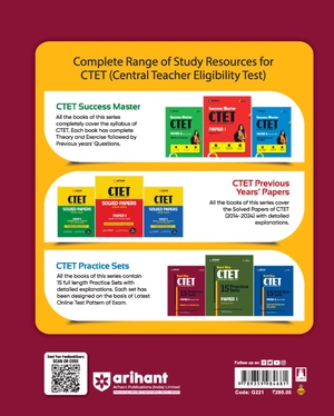  CTET Paper-II Mathematics & Science Class VI-VIII 15 Practice Sets Road Map CTET Paper-II (Central Teacher Eligibility Test) 15 Practice Sets Paper II (Class VI-VIII) Mathematics & Science Class VI-VIII Image 2