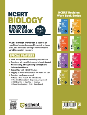 NCERT Revision Workbook Biology Vol. 1 (Class XI) for JEE, NEET & CUET Image 2