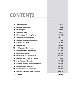 NCERT Revision Workbook Biology Vol. 1 (Class XI) for JEE, NEET & CUET Image 3