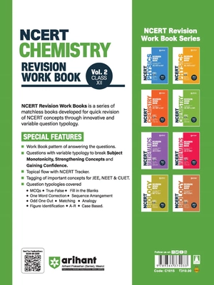 NCERT Revision Workbook Chemistry Vol. 2 (Class XII) for JEE, NEET & CUET Image 2