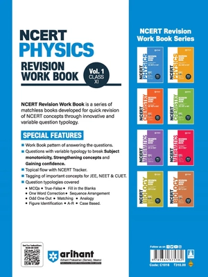 NCERT Revision Workbook Physics Vol. 1 (Class XI) for JEE, NEET & CUET Image 2