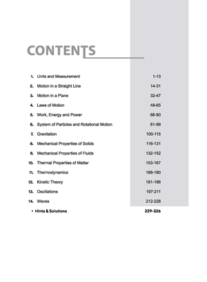 NCERT Revision Workbook Physics Vol. 1 (Class XI) for JEE, NEET & CUET Image 3